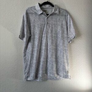 Linksoul Gray Polo Shirt Classic Style Medium Excellent Condition